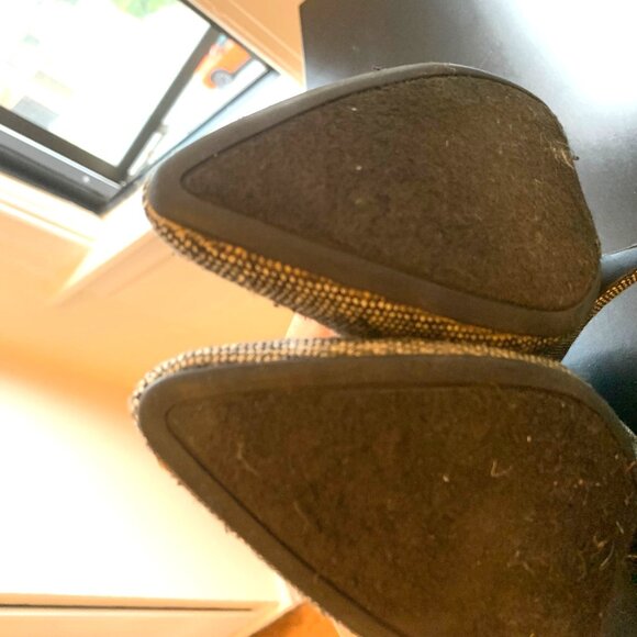 Mossimo Black White Grey Tweed classic Pumps Heels 8.5 Very Comfortable - Picture 9 of 10